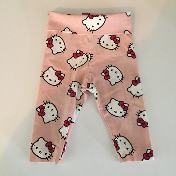 Hello Kitty Pull-On Leggings Size 2-4 Months - Picture 1 of 1